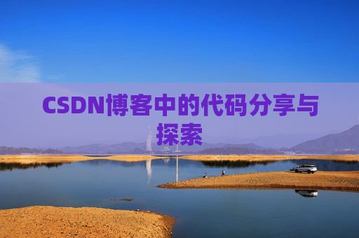 CSDN博客中的代码分享与探索
